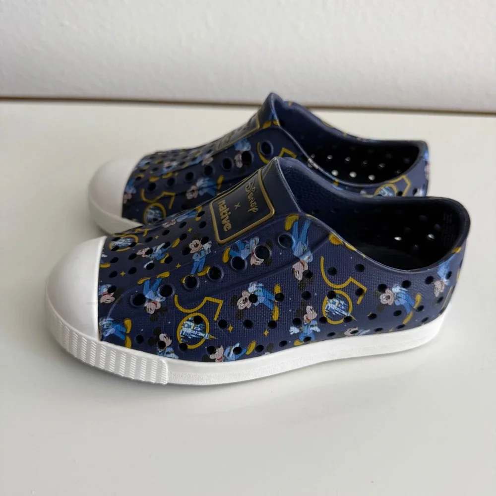 Disney x Native Jefferson 50th Anniversary Mickey Mouse Shoes Navy Blue C 10